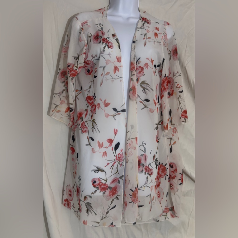 Floral Sheer Kimono